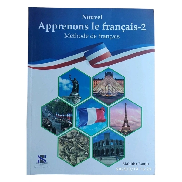 Saraswati Nouvel Apprenon Ie Francais 2 Methode de francais By Mahitha Ranjit