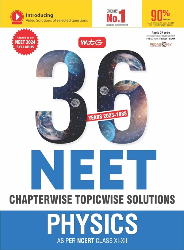 MTG Learning  MTG 36 Year NEET Chapterwise Topicwise Solutions Physics for NEET Exam 2024