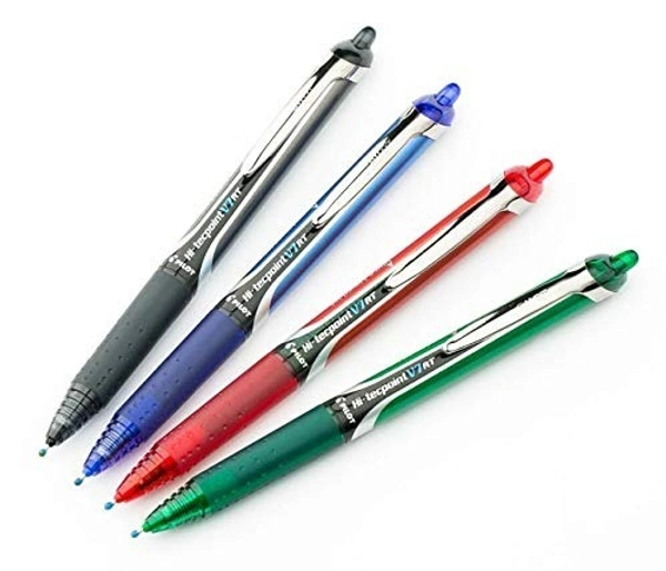 Pilot Hi Techpoint V7 RT Roller Ball Pen Red ink  - 1 Piece, Red