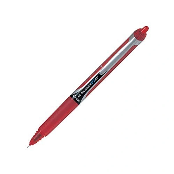 Pilot Hi Techpoint V7 RT Roller Ball Pen Red ink  - 1 Piece, Red