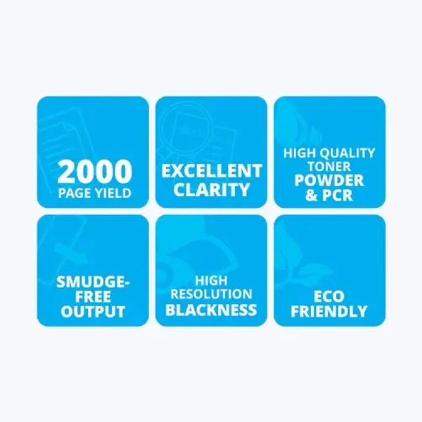 Zebronics Laser Toner Cartridge 12A Compatible LPC12A with HP 1010/1012/1015/1018/1020/1022/1022n/1022nw 
