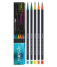 Apsara Matt Magic Extra Dark Pencils Pack of 10 Piece