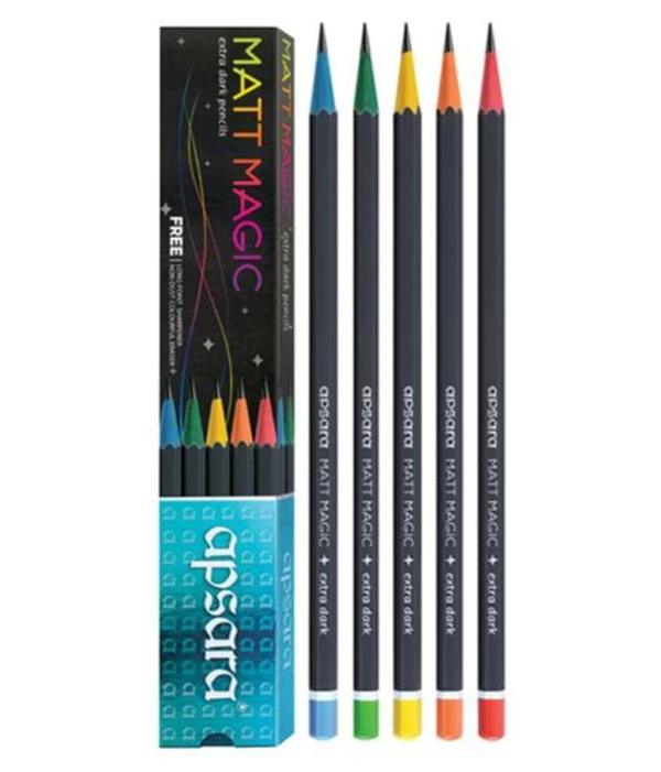 Apsara Matt Magic 2.0 Extra Dark Pencils ( 10 Pcs )