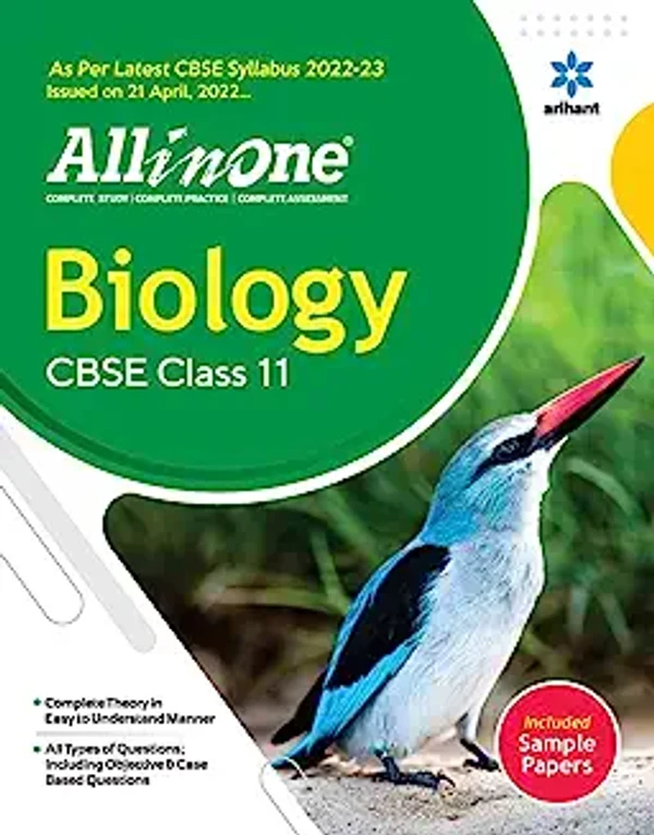 Arihant all in one Biology Class 11  CBSE Examination 2022-23