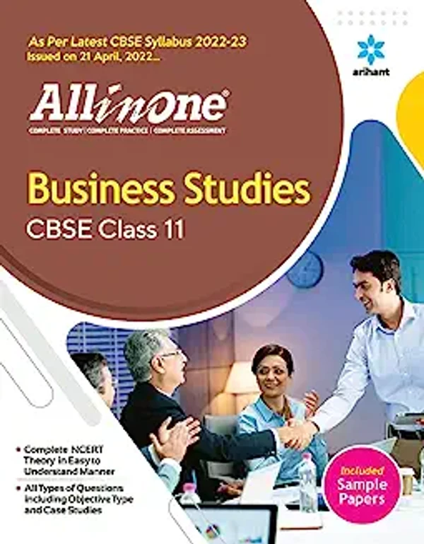 Arihant all in one Business Studies Class 11  CBSE Examination 2022-23