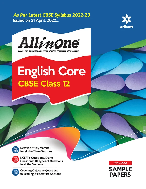 Arihant All in One English Class 12 CBSE Examination 2023-24