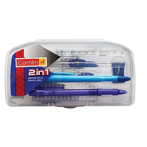 Camlin 2 in1 Geometry & Pencil Box