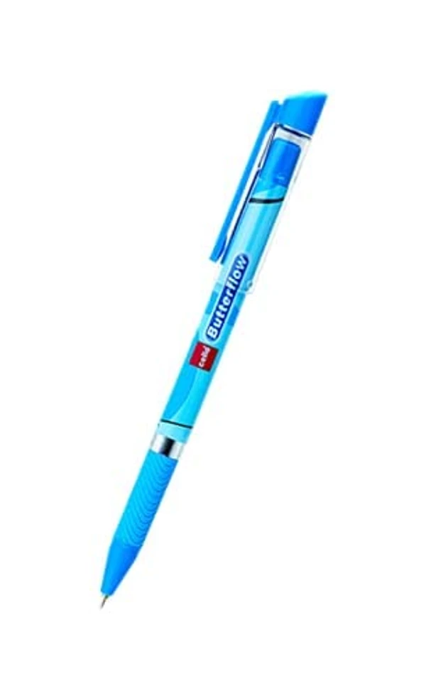 Cello Butterflow Simply Ball Pen - 5 Pcs, Blue