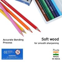 Doms Colour Pencil 12 Shades Full Size