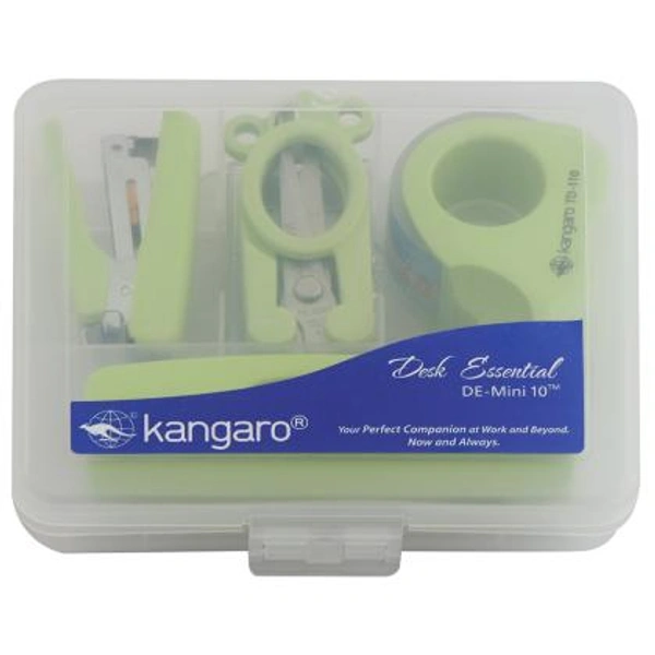 Kangaro DE-Mini-10 Green Desk Essential Set (Pack of 5)