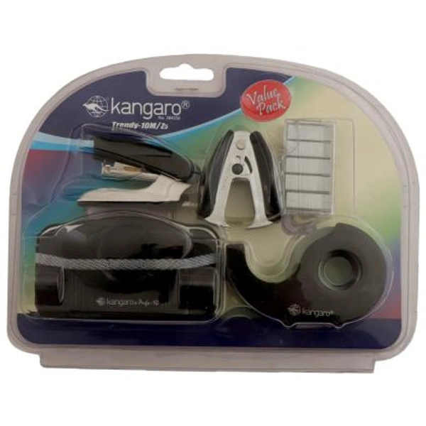 Kangaro Trendy 10M Z5 Black Stationary Set (Pack of 5)