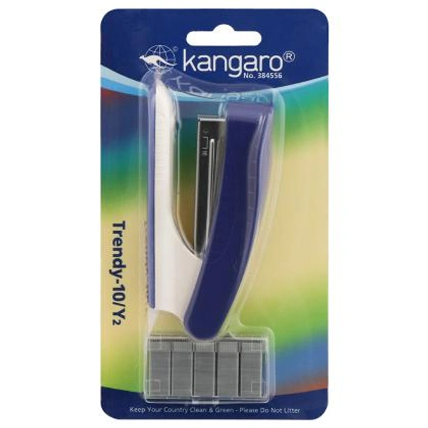Kangaro Trendy-10/Y2 Dark Blue Stapler with No 10 Staples