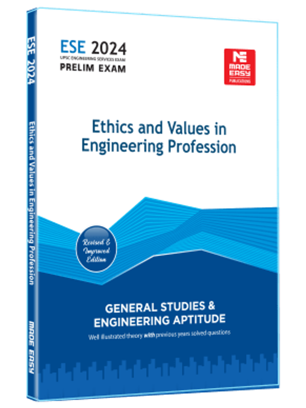 MADE EASY  ESE 2024  Ethic and Values in Engineering Profession