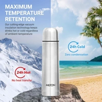 Milton Thermosteel 24 Hours Hot & Cold Water Bottle with Bag 1 Piece 1000 ml