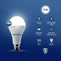 Philips 12W Emergency Bulb Rechargeable Emergency Bulb for Power Cust Backup 4 hrs, Cool Day Light Pack of 1 