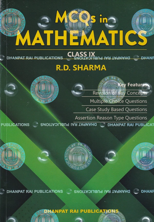 Dhanpat Rai Mathematics With MCQ In Mathematics By R. D. Sharma Class 9 CBSE Examination 2023 - 24