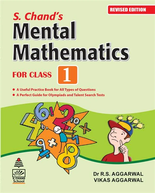 S Chand Mental Mathematics By R.S. Aggarwal  Class 1 CBSE Examination 2023