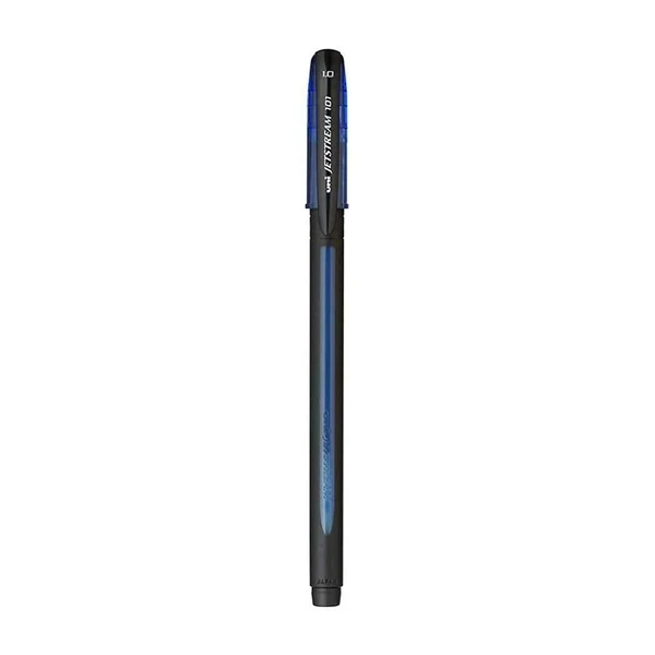 Uniball SX 101 Jetstream Roller Ball Pen   0.7mm Tip Size   Blue & Black Ink, Pack Of 6 Ball Pens