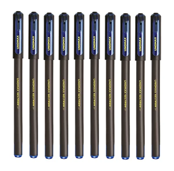 Unomax Gel Pen Geltron Blue ( 10 Pcs Packs  )