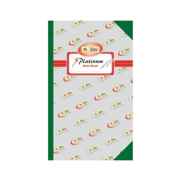 Lotus Platinum Hard Bound Long Notebook & Register  - 1 Piece, 240