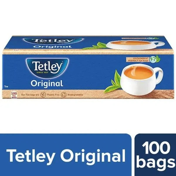 Tetley Black Tea - Original - Bags, 200 g (100 bags x 1.7 g each