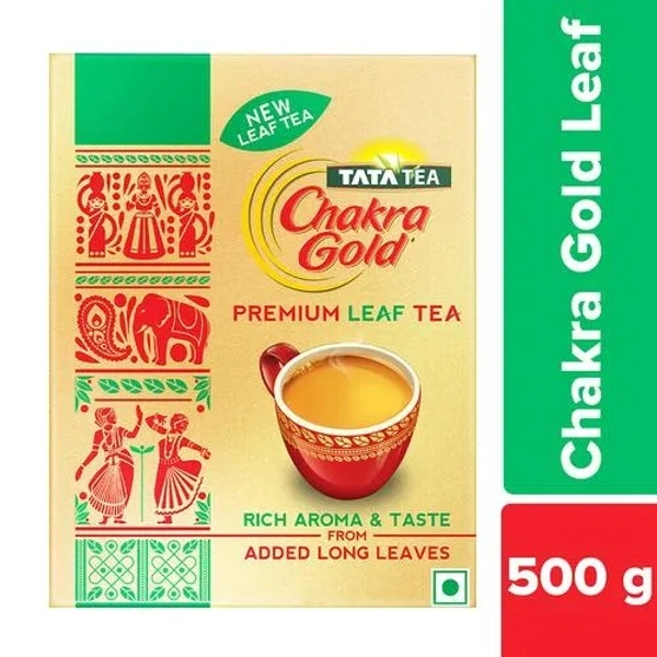 Tata Tea Chakra Gold Premium Leaf Tea - Rich Aroma & Taste, - 500 g