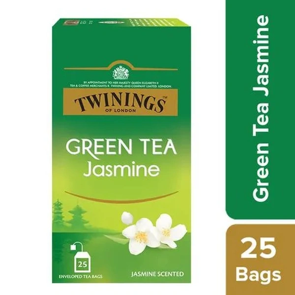 Twinings Green Tea - Jasmine, 50 g (25 Bags x 2 g each) - 50 g