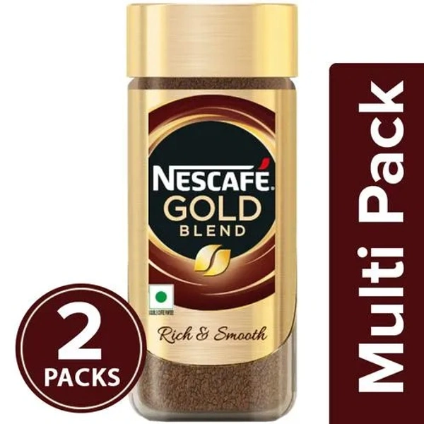 Nescafe Blend Instant Coffee Powder - Festive Edition- Rich & Smooth - 2x190 g Multipack