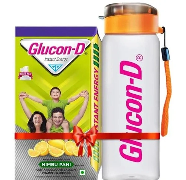 Glucon-D Instant Energy Health Drink - Nimbu Pani, 1 kg (Get Sipper Free) - 1 kg