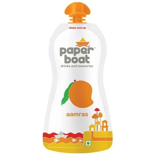 Paper Boat Aamras Mango Fruit Juice, 12x200 ml Multipack - 200 ml