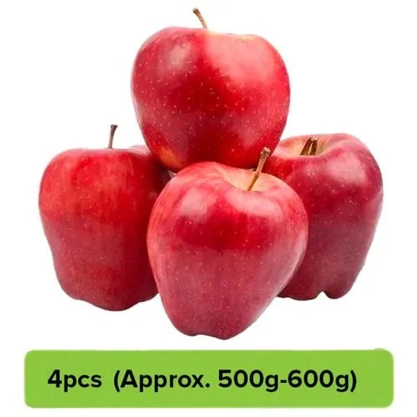 Fresho Apple - Washington, Regular, 4 pcs - 530 g -640g