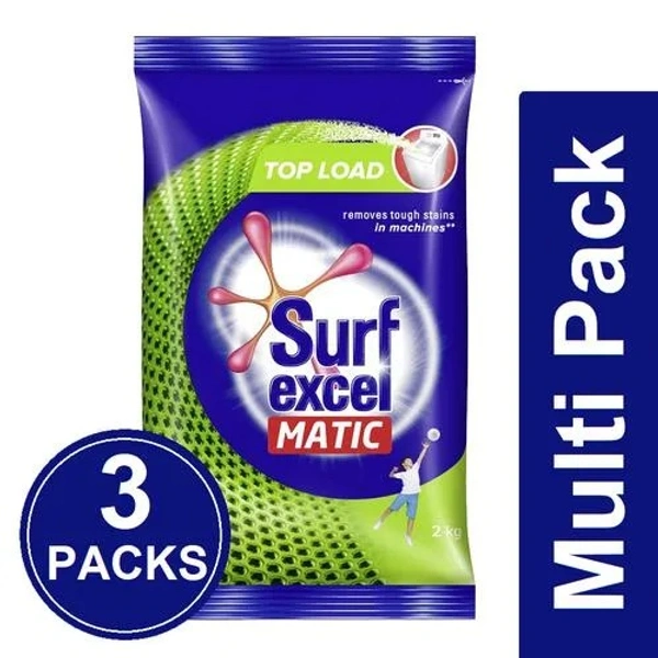 Surf Excel Matic Top Load Detergent Powder, - 2 kg
