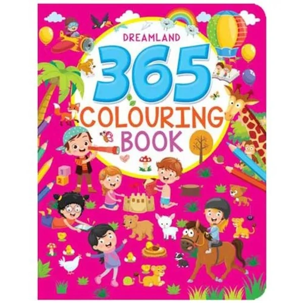 Dreamland 365 Colouring Book - Children Drawing & Painting, For All Ages, 368 Pages, 1 pc
