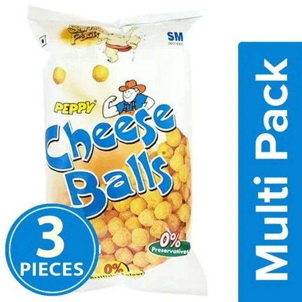 PEPPY Cheese Balls, 3x60 g Multipack - 3X 60 G