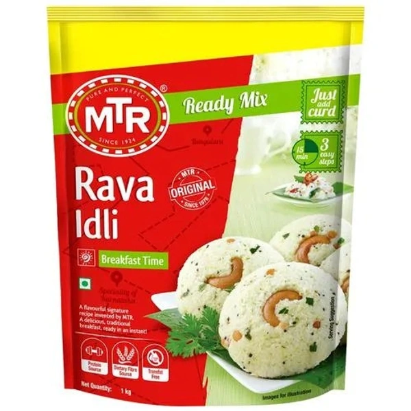 MTR Breakfast Mix - Rava Idli, 1 kg Pouch - 1 KG
