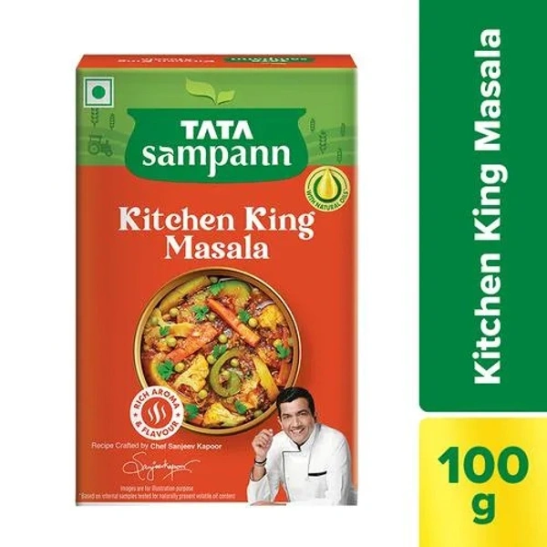 Tata Sampann Kitchen King Masala - With Natural Oils, Crafted By Chef Sanjeev Kapoor, 100 g - 100 g