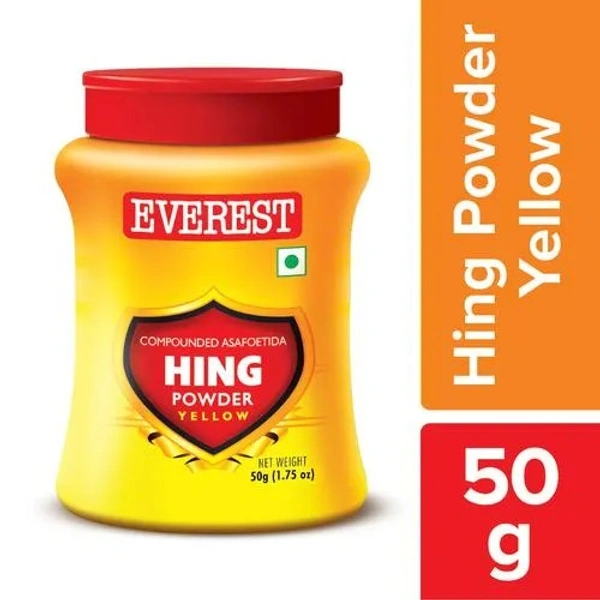 Everest Hing-Asafoetida Powder - Yellow, 50 g Jar - 50 g