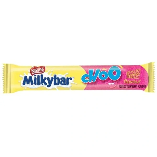 Nestle Milkybar - Choo, Rich, Strawberry Flavour, 10 g Pouch - 10 g