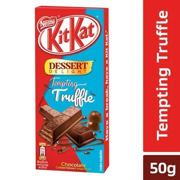 Nestle Kitkat Dessert Delight Chocolate Coated Wafer - Tempting Truffle, 50 g - 50 g