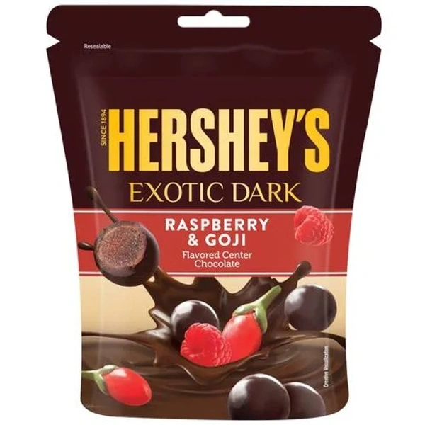 Hersheys Exotic Dark Chocolate Raspberry & Goji, 100 g - 100 g