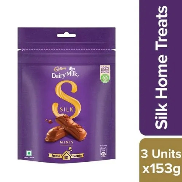 Cadbury Dairy Milk Silk Home Treats, 153 g (Pack of 3) - 153 g