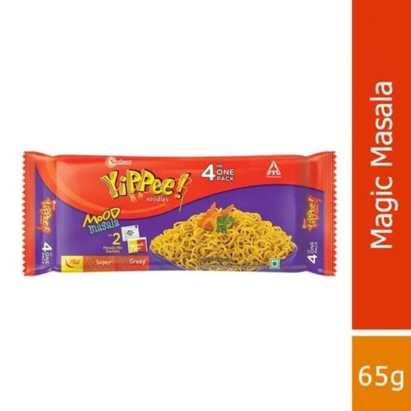 Sunfeast YiPPee! Noodles Mood Masala, 260 g (65 g x 4 N) - 65 g