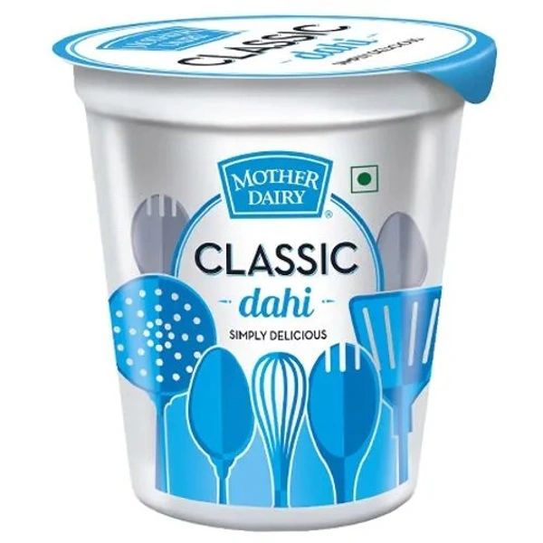 Mother Dairy Dahi - Made From Toned Milk, 400 g Cup - 400 g