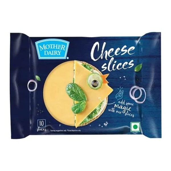 Mother Dairy Cheese Slice, 200 g Pack - 200 g