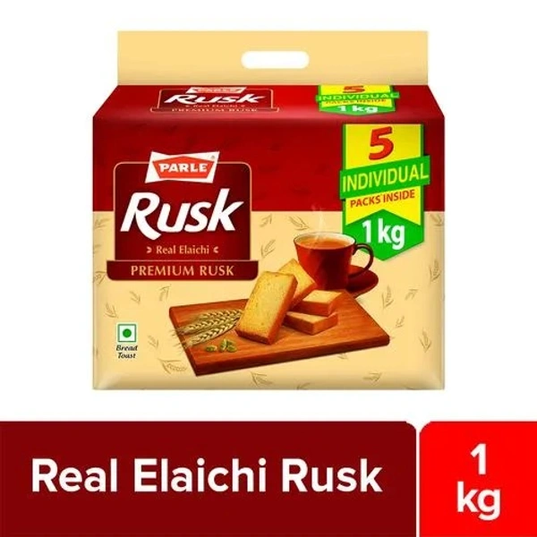 Parle Rusk - Real Elaichi, 1 Kg - 1 kg
