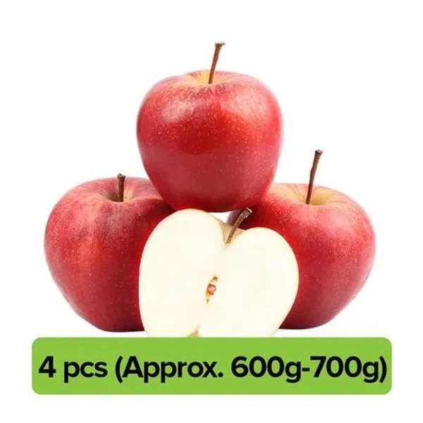  Apple - Royal Gala, Premium, 4 pcs(Approx.600 g-700 g) - 600 g-700 g