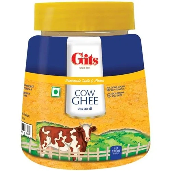 Gits Ghee/Tuppa, 200 ml Jar - 200 ml