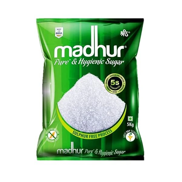 Madhur Pure & Hygienic Sugar 5 kg - 5 kg