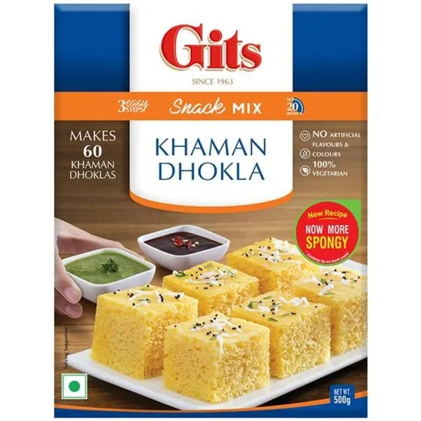 Gits Snack Mix - Khaman Dhokla, 500 g - 500 g