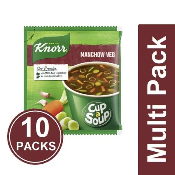 Knorr Cup-A-Soup - Manchow Veg, 10x12 g Multipack - 10x12 g